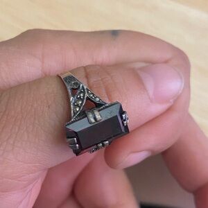 Vintage Black Stone Ring